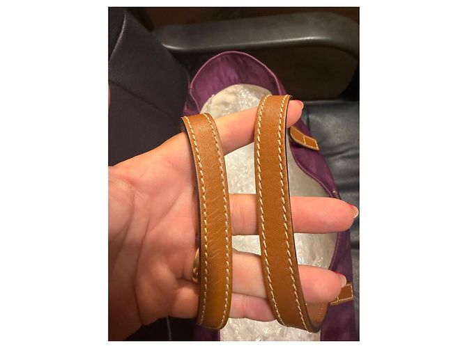 Gucci Borsa Tote in Tela Monogram GG e Pelle - Viola Porpora - vista 4
