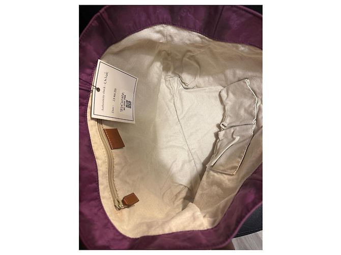 Gucci Borsa Tote in Tela Monogram GG e Pelle - Viola Porpora - vista 9