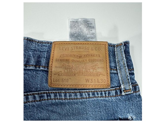 Levi's 510 Skinny Fit Jeans Blu - vista 11