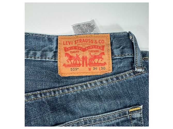 Levi's 559 Jeans Relaxed Fit Blu - vista 11