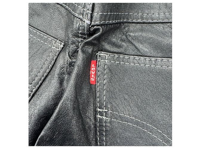 Levi's Lederhose Schwarz - Ansicht 12