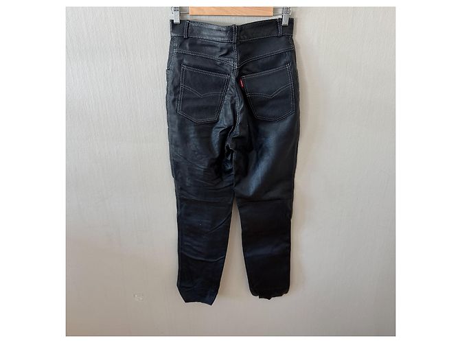 Levi's Lederhose Schwarz - Ansicht 2
