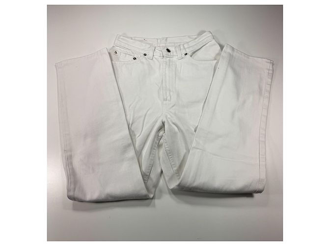 Levi's 501 Jeans Denim Bianco - vista 10