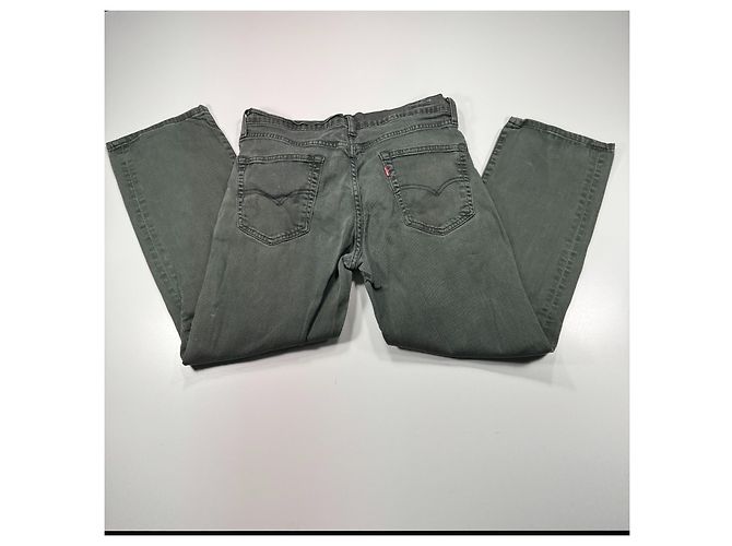 Levi's Premium 511 Slim Fit Jeans da uomo - Verde Army Verde scuro - vista 12