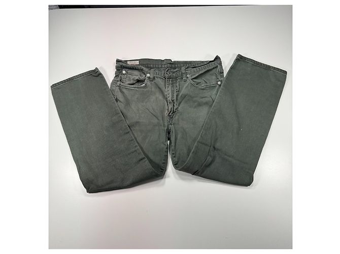 Levi's Premium 511 Slim Fit Jeans da uomo - Verde Army Verde scuro - vista 9