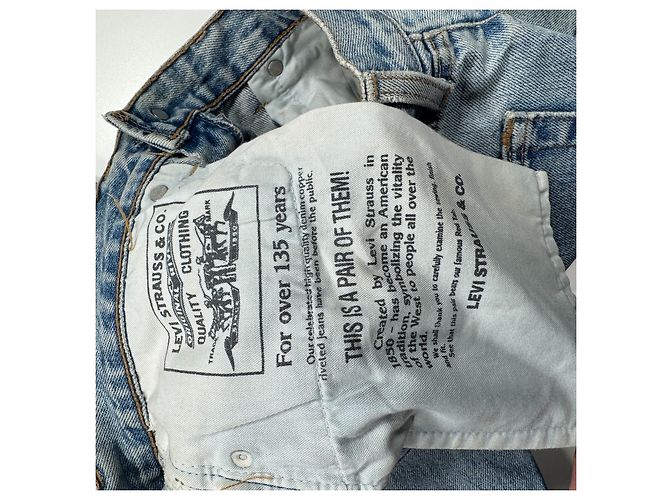 Jeans Levi's 534 Loose Straight Lavaggio Chiaro Blu - vista 13