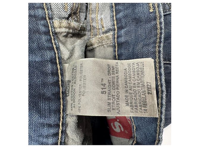 Levi's 514 Slim Straight Short Vaquero Azul - vista 10
