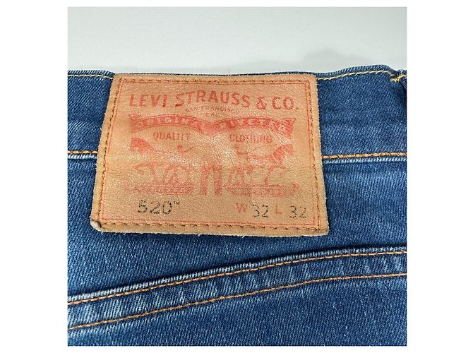 Levi's 520 Jeans Premium Extreme Taper Blu - vista 12