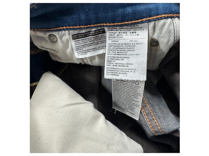 Levi's 520 Jeans Premium Extreme Taper Blu - vista 16