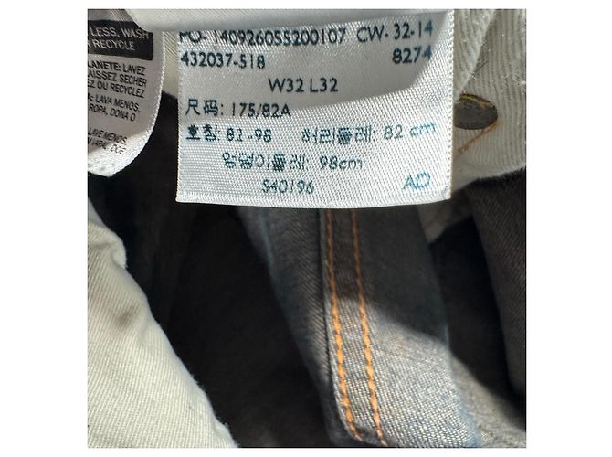 Levi's 520 Jeans Premium Extreme Taper Blu - vista 17