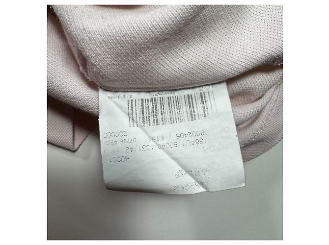 Burberry Polo Rosa con Collo a Zip - vista 6