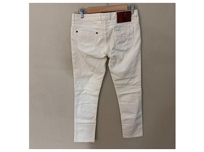 Red Valentino jeans slim de algodão branco - vista 2