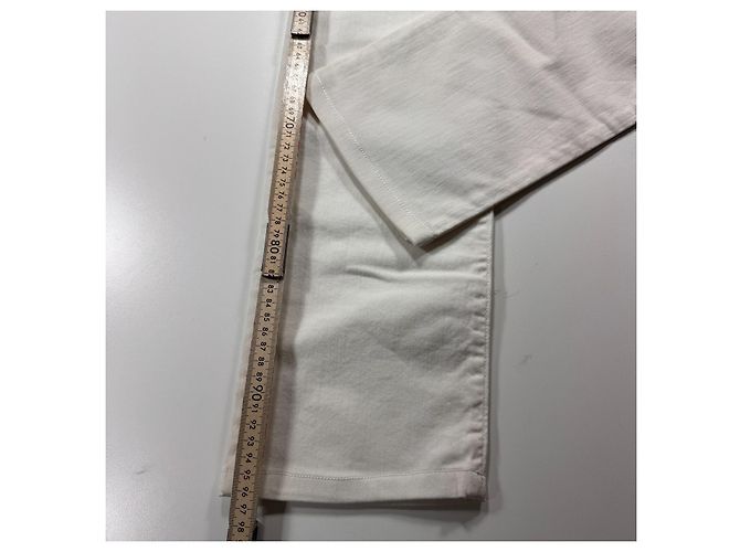 Red Valentino jeans slim de algodão branco - vista 6