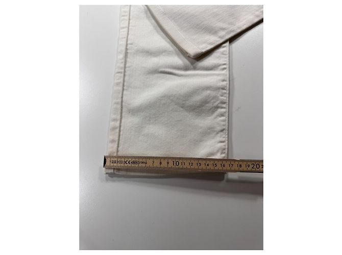 Red Valentino jeans slim de algodão branco - vista 8