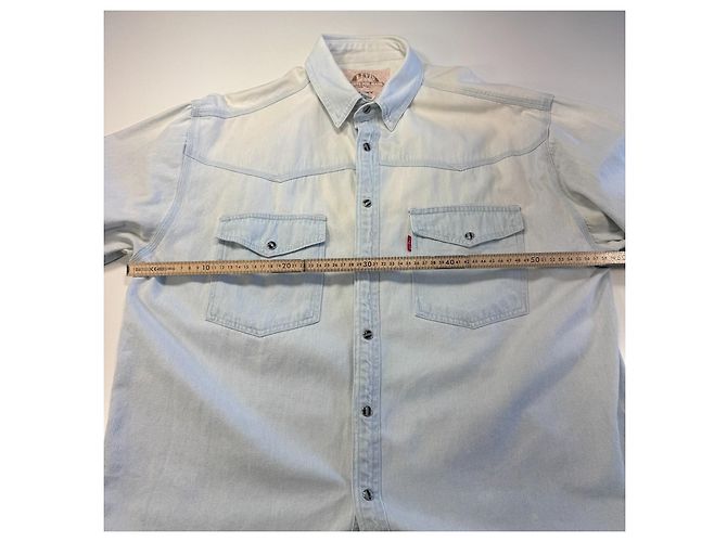 Camicia in denim Levi's Real Indigo Blu chiaro - vista 3