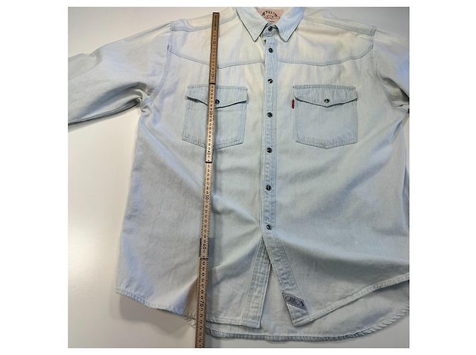 Camicia in denim Levi's Real Indigo Blu chiaro - vista 4