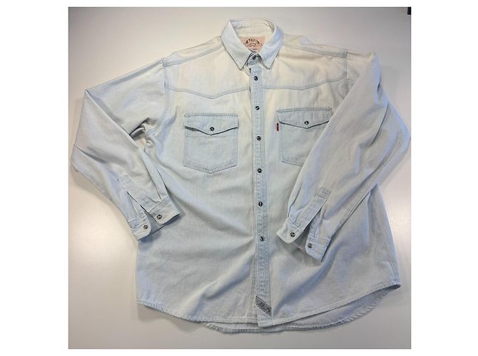 Camicia in denim Levi's Real Indigo Blu chiaro - vista 6