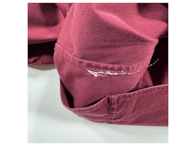 Camicia Prada in cotone bordeaux Bordò - vista 4
