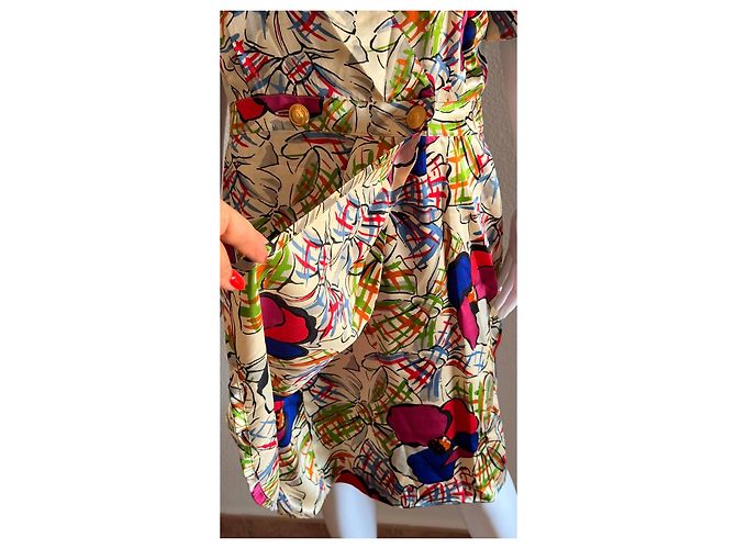 Philosophy di Lorenzo Serafini Renzo Seidenkleid mit floralem Print - Ansicht 2