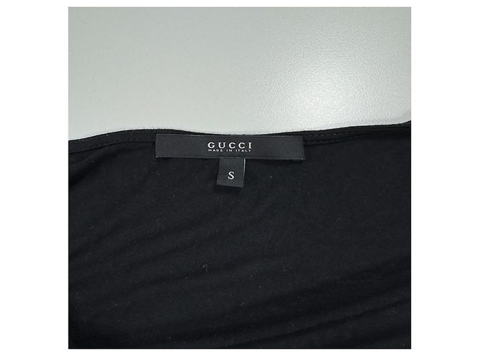 Gucci Top maniche lunghe banda Web - Nero - vista 3