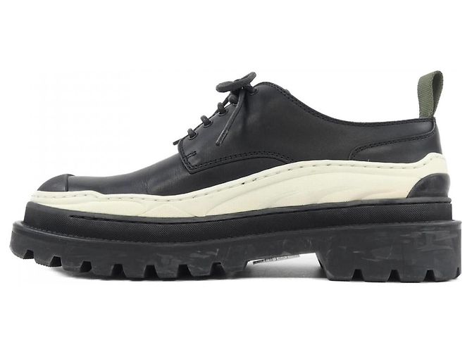 Dior SACAI Lederschuhe Schwarz Weiß - Ansicht 2