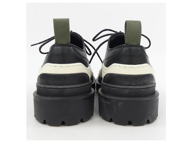 Dior SACAI Lederschuhe Schwarz Weiß - Ansicht 5