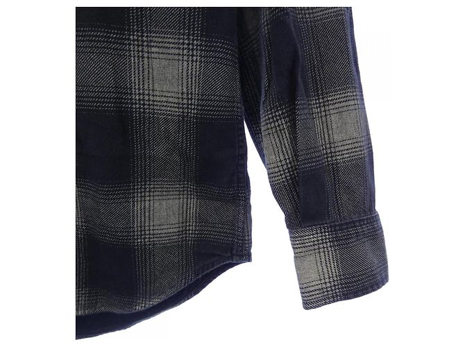 Autre Marque Camicia a quadri Minedenim Marrone Nero - vista 6