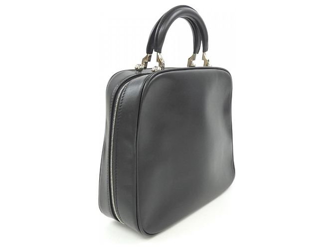 Borsa a tracolla in pelle Moynat Nero - vista 2