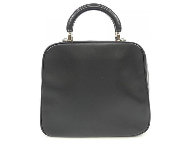 Borsa a tracolla in pelle Moynat Nero - vista 3