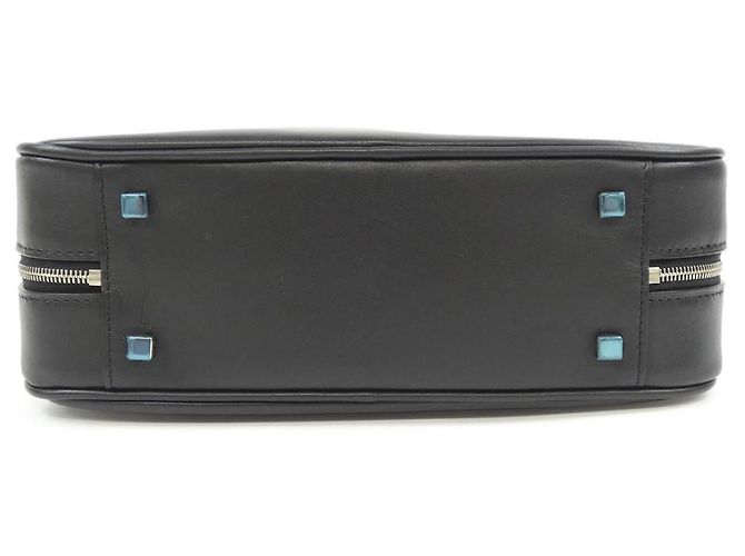 Borsa a tracolla in pelle Moynat Nero - vista 4