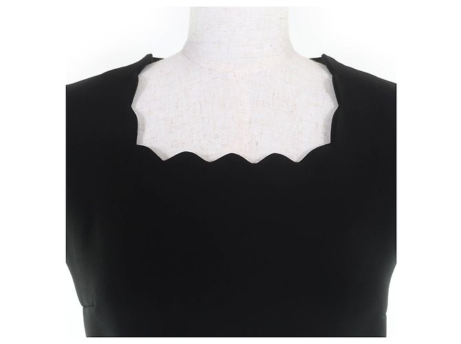 Autre Marque YOKO CHAN YCD-124-918 Kleid Schwarz - Ansicht 4