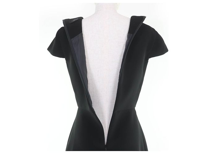 Autre Marque YOKO CHAN YCD-124-918 Kleid Schwarz - Ansicht 5