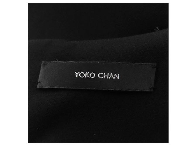 Autre Marque YOKO CHAN YCD-124-918 Kleid Schwarz - Ansicht 6