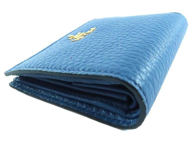 Cartera de cuero Prada 1MV204 Azul - vista 5