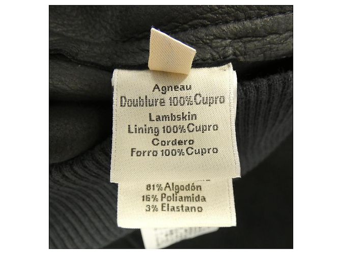 Jaqueta de couro Hermès 51-5021 Preto - vista 3