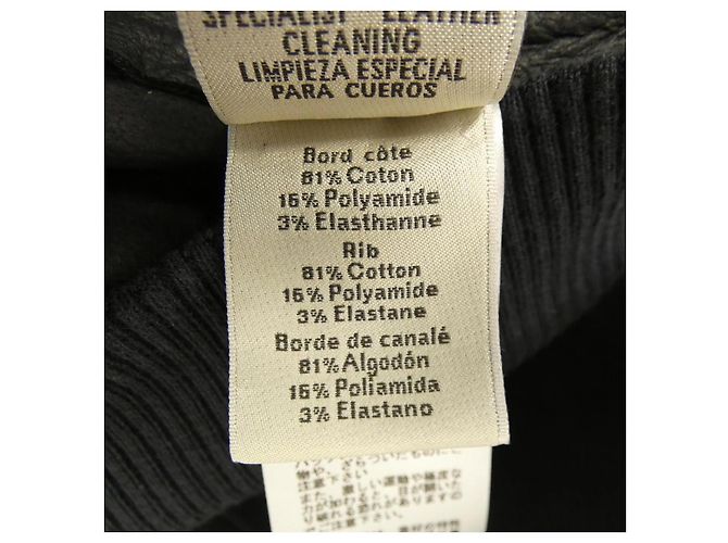 Jaqueta de couro Hermès 51-5021 Preto - vista 4