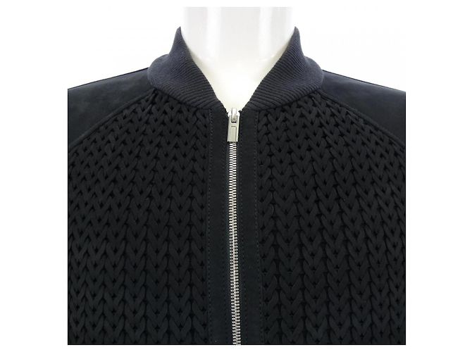 Jaqueta de couro Hermès 51-5021 Preto - vista 6