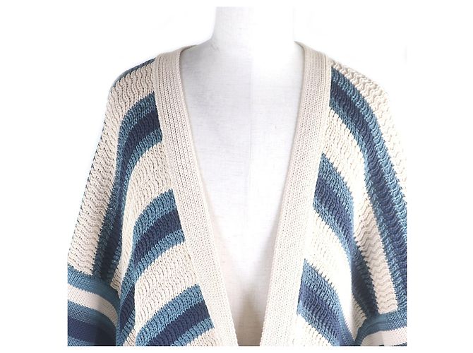 Poncho de la Colección Beachwear Dior Parley for the Oceans Azul - vista 2
