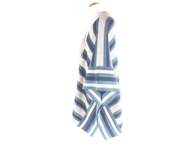 Poncho de la Colección Beachwear Dior Parley for the Oceans Azul - vista 3