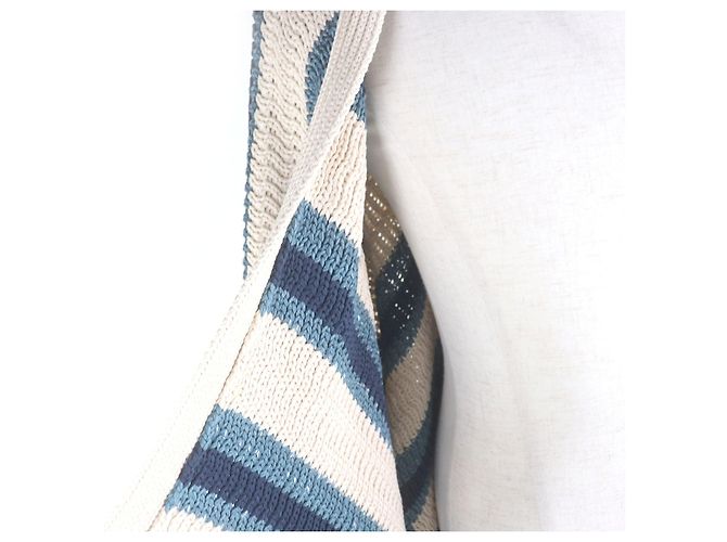 Poncho de la Colección Beachwear Dior Parley for the Oceans Azul - vista 5