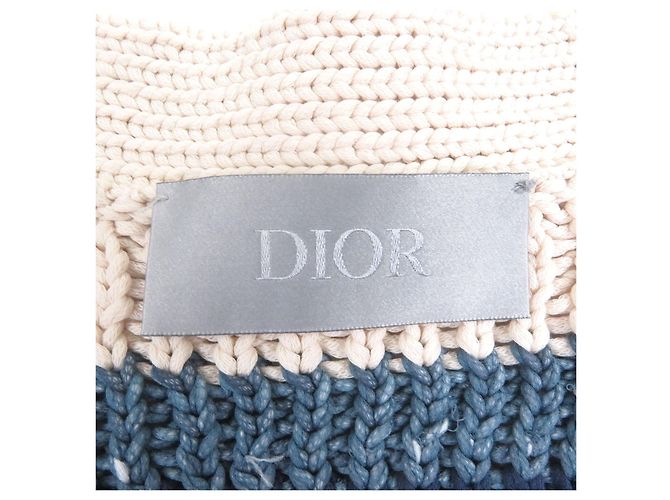 Poncho de la Colección Beachwear Dior Parley for the Oceans Azul - vista 7