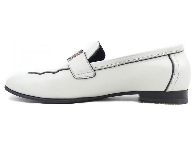 Hermès Scarpe Hermes Paris36 Bianco - vista 2