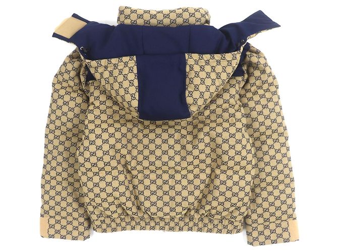 Chaqueta de algodón con plumón Gucci Beige - vista 3
