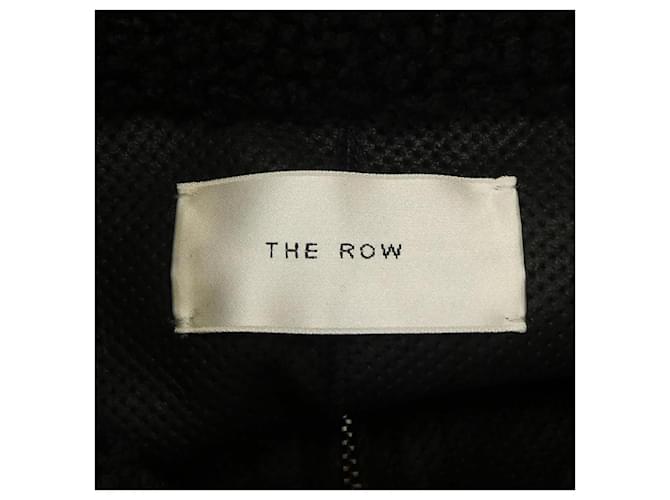 El abrigo de shearling The Row Negro - vista 4