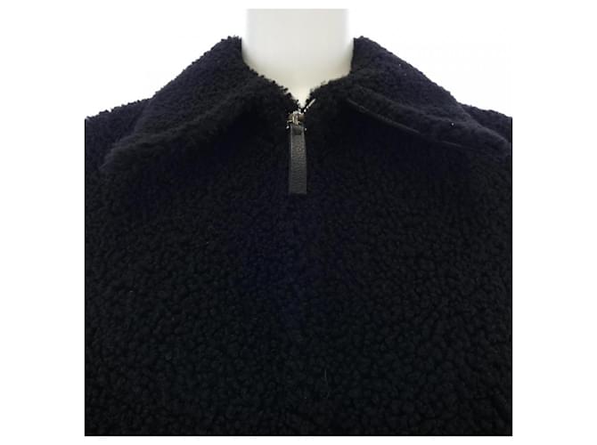 El abrigo de shearling The Row Negro - vista 5