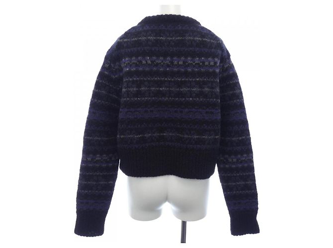 Christian Dior Strickware Braun Schwarz Lila - Ansicht 2
