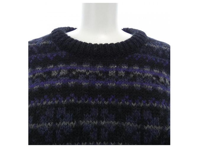 Christian Dior Strickware Braun Schwarz Lila - Ansicht 5