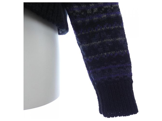 Christian Dior Strickware Braun Schwarz Lila - Ansicht 6