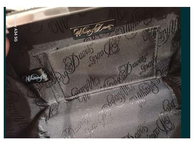 Autre Marque Whiting and Davis Minaudière Maglia Metallica Argento - vista 8
