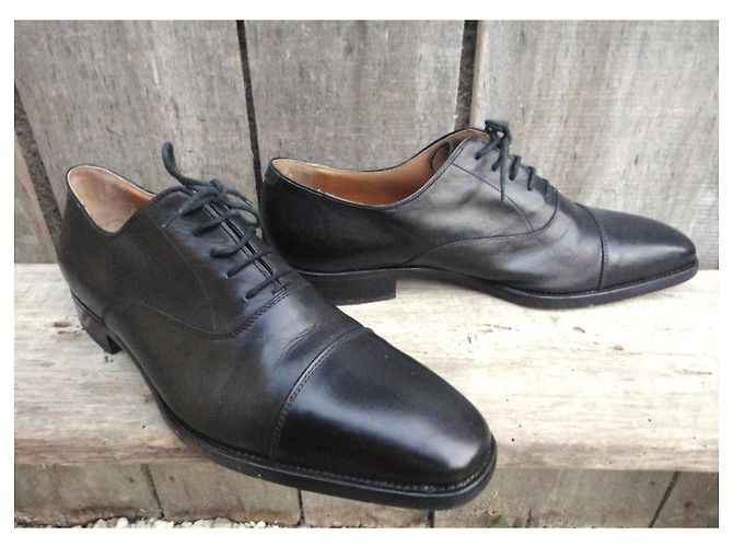 Autre Marque Andrea Ventura Firenze Scarpe Richelieu Nero - vista 2